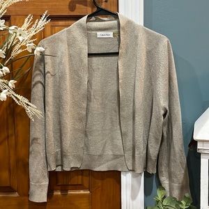 Calvin Klein cardigan.